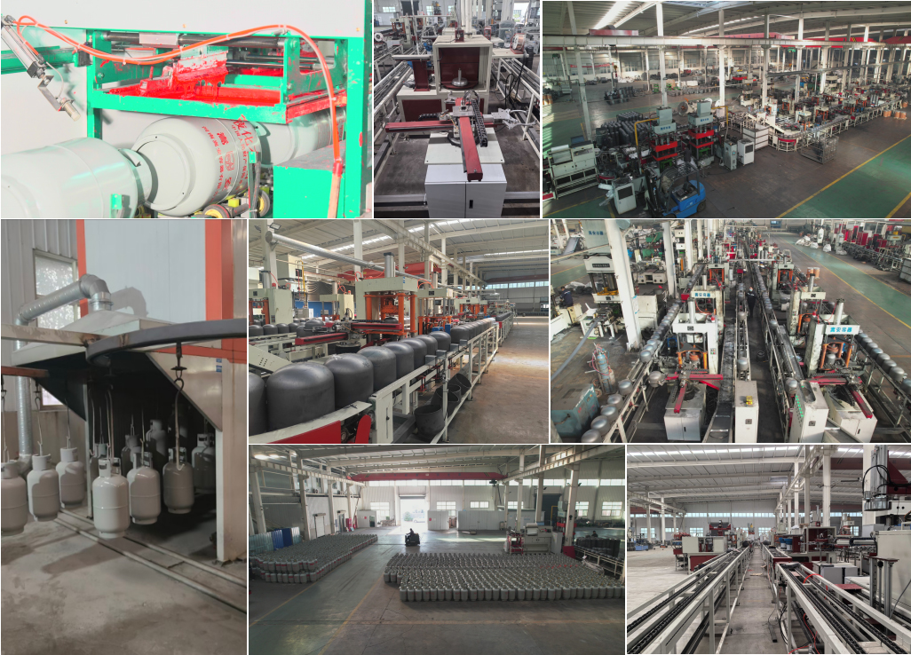 Nouveau projet de ligne de production automatisée avec une production annuelle de 1,68 million de bouteilles de GPL