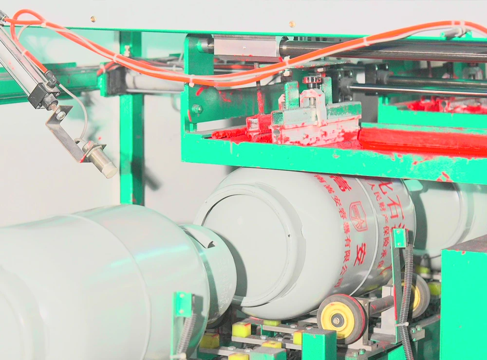 Machine d'impression automatique sur soie pour cylindres de GPL