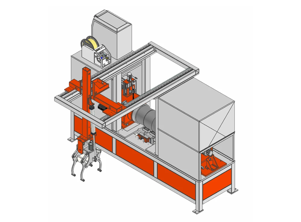Soudage automatique de joints circulaires de cylindres pour une ligne de production de bouteilles de
