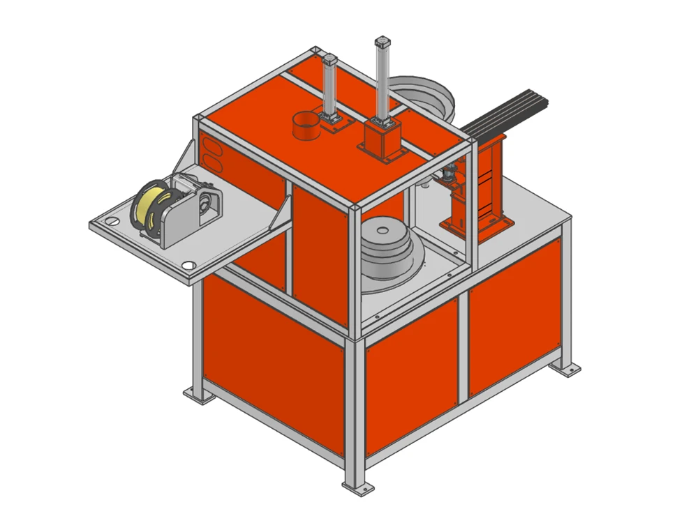 Machine &agrave; souder des cols de valve &agrave; double position pour la fabrication de bouteilles de GPL