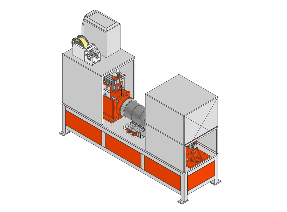 Soudage circulaire semi-automatique de cylindres pour ligne de production de bouteilles de GPL