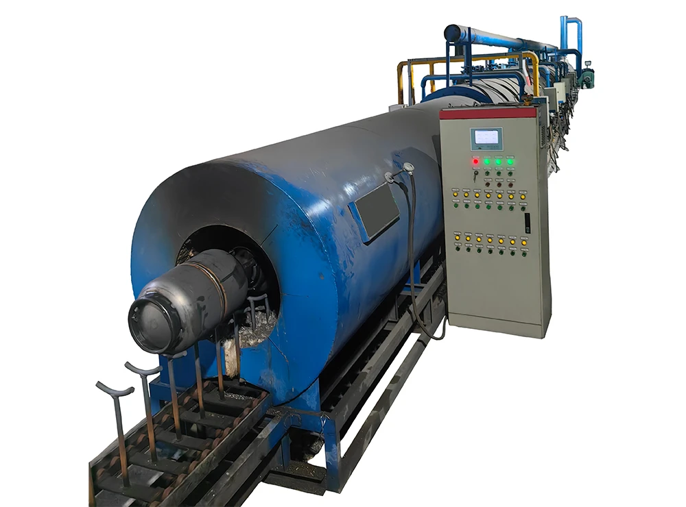 Four de recuit pour cha&icirc;ne de production de bouteilles de GPL
