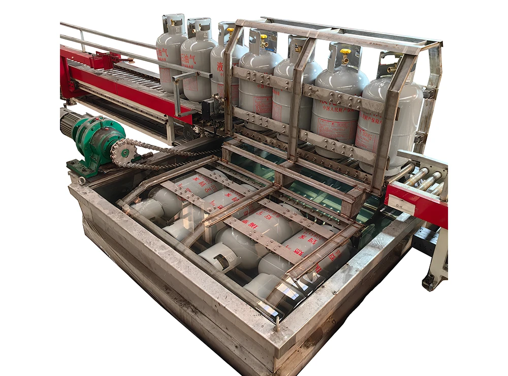Machine de test de fuite d'air pour ligne de production de bouteilles de gaz GPL
